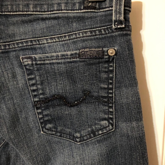 7 For All Mankind Straight Leg Jeans Size 26 - Picture 7 of 8